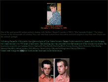 Tablet Screenshot of matthewshepard.jeff-reys.com